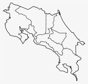 Blank Costa Rica Map