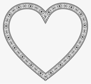 Borders And Frames Computer Icons Heart Clip Art For - Fancy Heart
