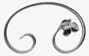 1/4"x1/2" Decorative Baroque Scroll Right 11"wx7"h" - Insect