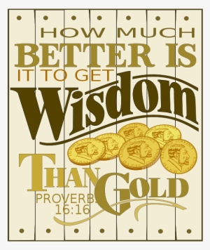 Brand's Background,the Decorative Scroll,the Gold Coin,the - Proverbs Wisdom