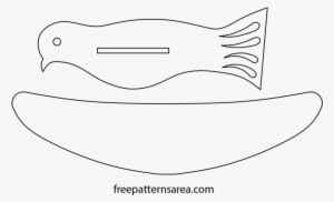 This Bird Ceiling Mobile Design Is A Simple Scroll - Line Art