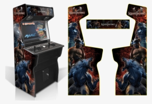 Custom Permanent Full Killer Instinct Inspired Graphics - Killer Instinct Cabinet Art