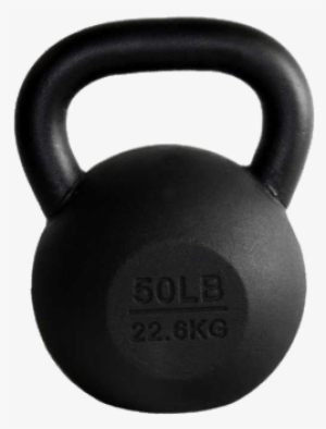 50lb Kettlebell - Black Kettlebell