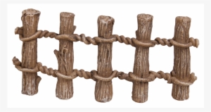 Wooden Fence Post - Miniature World Wooden Post Fence Twin Pack (mw03-023)