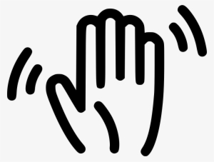 Hand Palm Wave Waving Bye Wavinghand Comments - One Must Dash Grocery Tote Bag