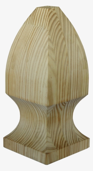 Gothic Top Finial - Wood Gothic Fence Post Caps