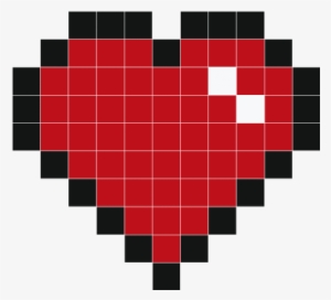 Extra Life By Stickaz - Heart 8 Bit Png