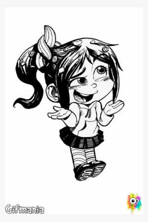 Vanellope Von Schweetz - Imagenes De Vanellope En Blanco Y Negro