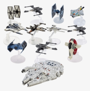 Hot Wheels Star Wars Starships Millennium Falcon Die-cast