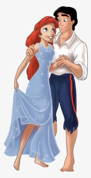 Ariel & Eric Together Clipart - Ariel And Eric Png