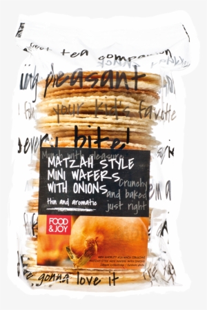 Matzah Style Mini Wafers With Onions - Maca