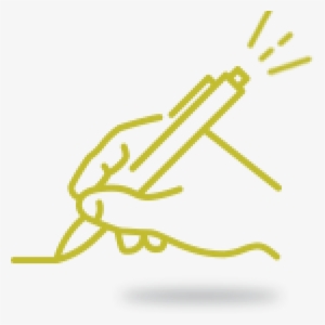 Enter Award Icon - Manito Con Lapiz Png