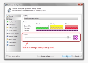 Get Instant Laptop Battery Stats Below The Mouse Pointer - Cursor