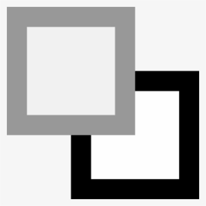 X-mouse Controls Logotype, An Active Window Below A - Monochrome