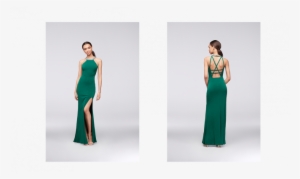 David's Bridal Emerald Prom Dress - Green Dress Davids Bridal Prom