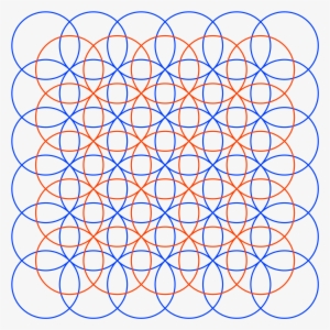 Open - Circle Grid Transparent