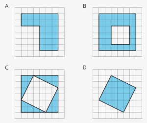 Four Figures, Each On A White Square Grid - Parallel