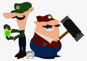 Inverted Gaming - Mario Brothers - Cartoon