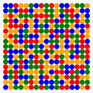 This 17x17 Square Grid Of Coloured Circles Is Arranged - Blog