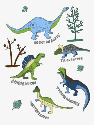 Dinosaur Pattern - Lesothosaurus