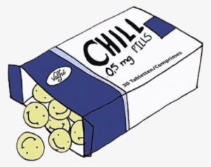 Chill Pill Pills Draw Drawing Tumblr Asthetic Sad Sad - Pills Drawing