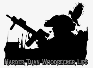 Woodpecker Lips Short Sleeve Unisex T Shirt - Military