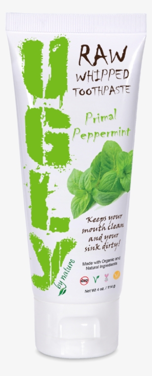 Peppermint Fluoride Free Toothpaste Ugly By Nature - Ugly Toothpaste