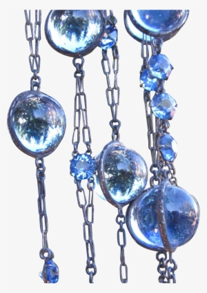 Beautiful Antique Victorian Sterling Silver Pools Of - Earrings