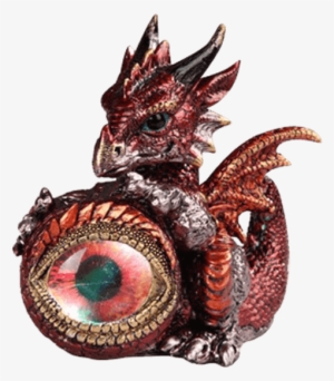 Red Dragonling With Ocular Led Orb