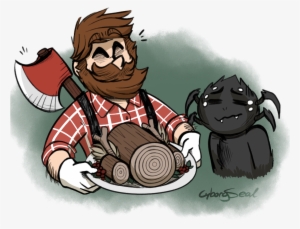 Beaverdad Tries To Make A Thanksgiving Meal - Don T Starve Webber Fan Art