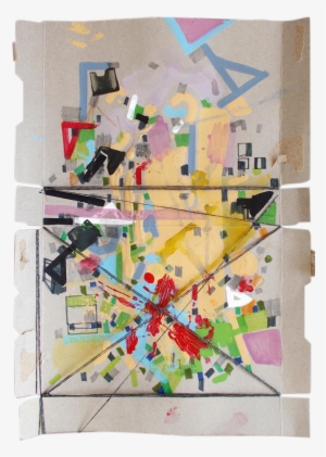 Acrylic On Cardboard Circa - Craft