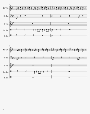 Global Offensive Sheet Music 2 Of 5 Pages - Csgo Trumpet Sheet Music