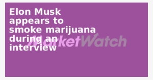 Elon Musk Appears To Smoke Marijuana During An Interview - Neuralink