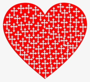 This Free Icons Png Design Of Love Heart Crosses