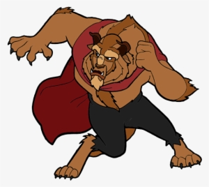 Beast Disney Png Jpg Black And White Download - Beauty And The Beast
