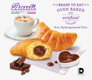 Bauli Authentic Italian Chocolate Filled Croissants - Bauli S.p.a. Bauli Croissants X 6 Cocoa
