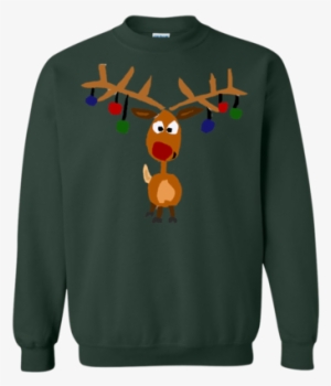 Ugly Christmas Sweaters Cool Funny Rudolph Red Nosed