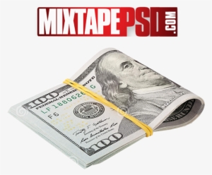 Money In Rubberband - Stack Of Money Rubber Band