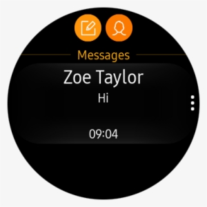 gear s3 iphone text messages
