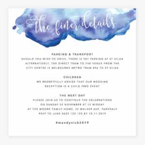 Watercolour Information Card - Watercolor Painting