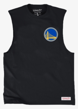 Golden State Warriors Mitchell & Ness Nba Triple Double - Muscle Shirt Png Black
