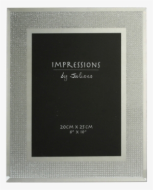 Black & Silver Edged Design 8 X 10 - Fs75580 -