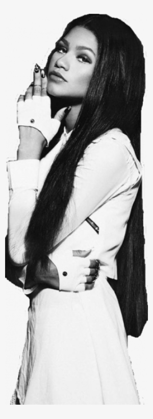 Zendaya Transparent Black And White - Zendaya Replay Single Cover