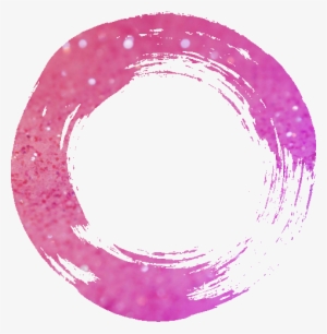 Ftestickers Paint Frame Glittertutorial Glitter Circle - Pink Glitter Circle Png