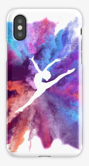 Gymnast Rainbow Explosion Iphone X Snap Case - Gymnast Clocks