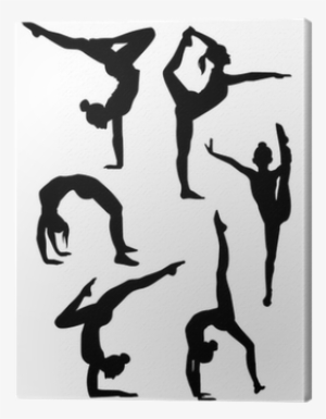 Yoyoyu Six Dance Girls Gymnastics Wall Sticker Sport