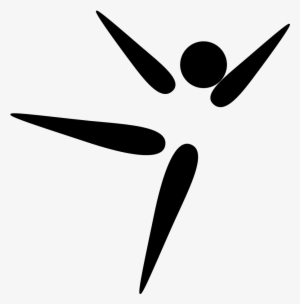 Gymnastics Pictogram - Dancer Pictograma