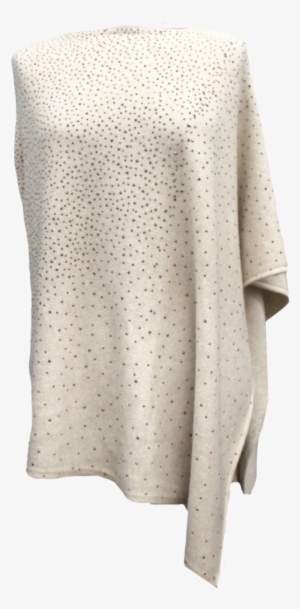 Poncho With Embellishments - Poncho