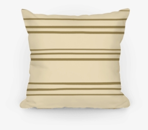 Brown Stripe Pattern Pillow - Cushion