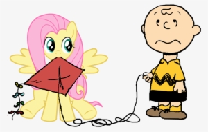 Klystron2010, Charlie Brown, Crossover, Fluttershy, - Maglia Charlie Brown